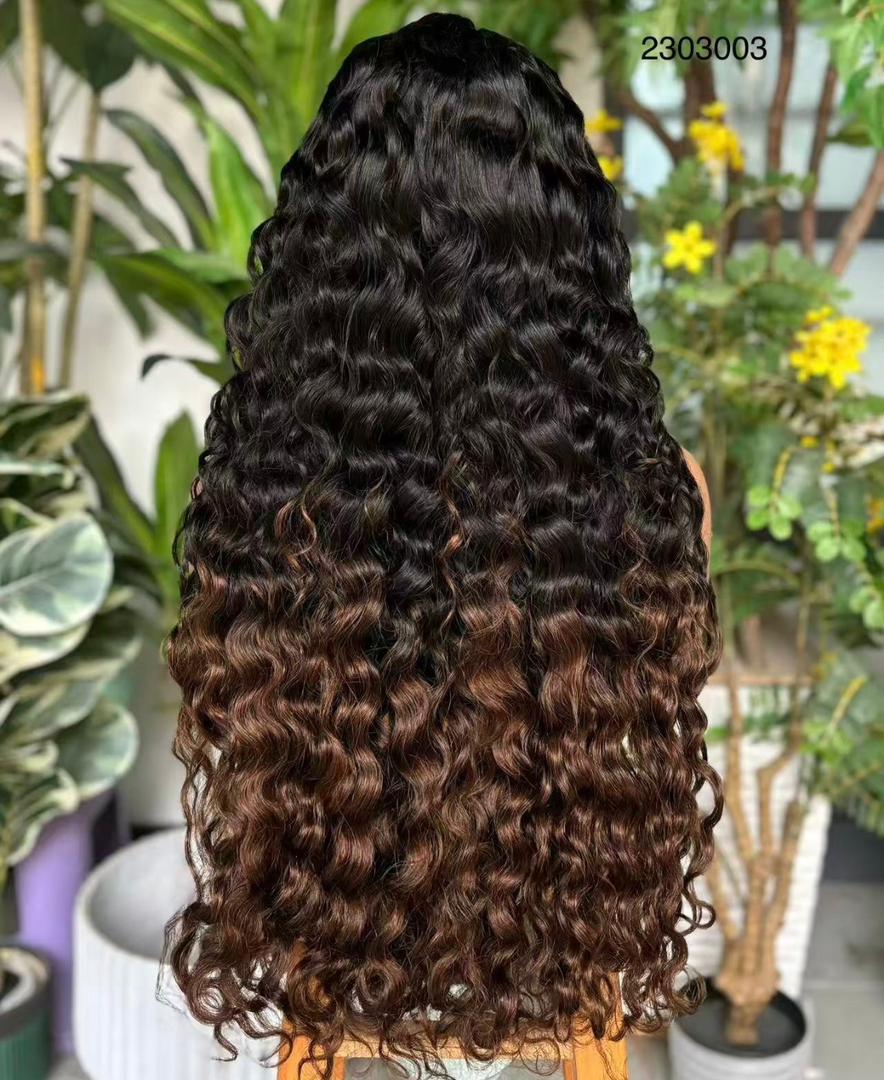 Perruque curly cheveux pour femme 