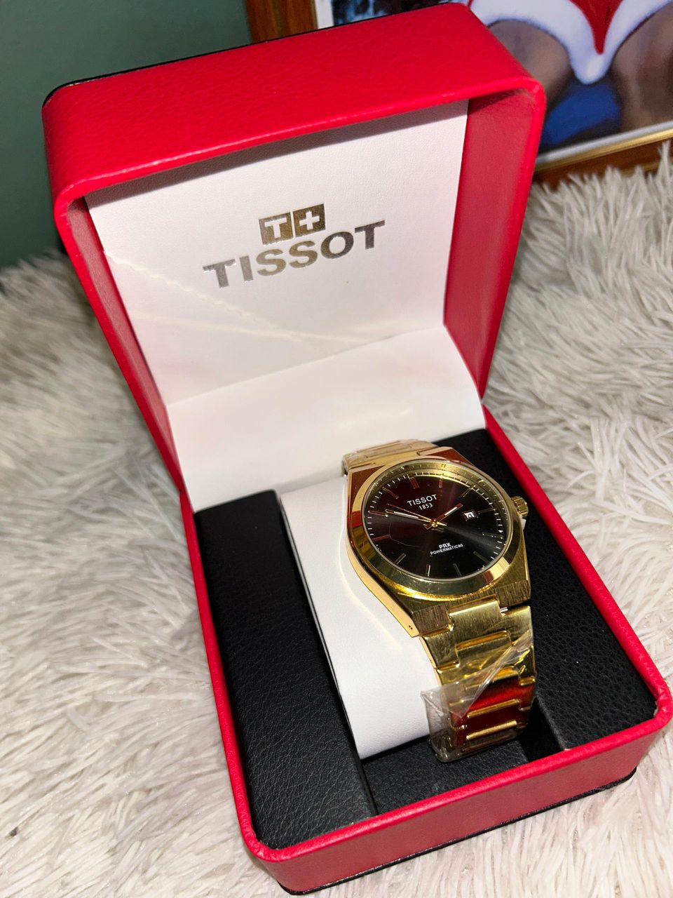 Montre Tissot Dorée