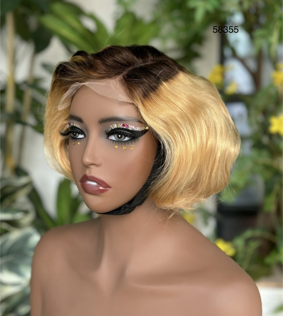 Perruque cheveux vietnamiens golden black